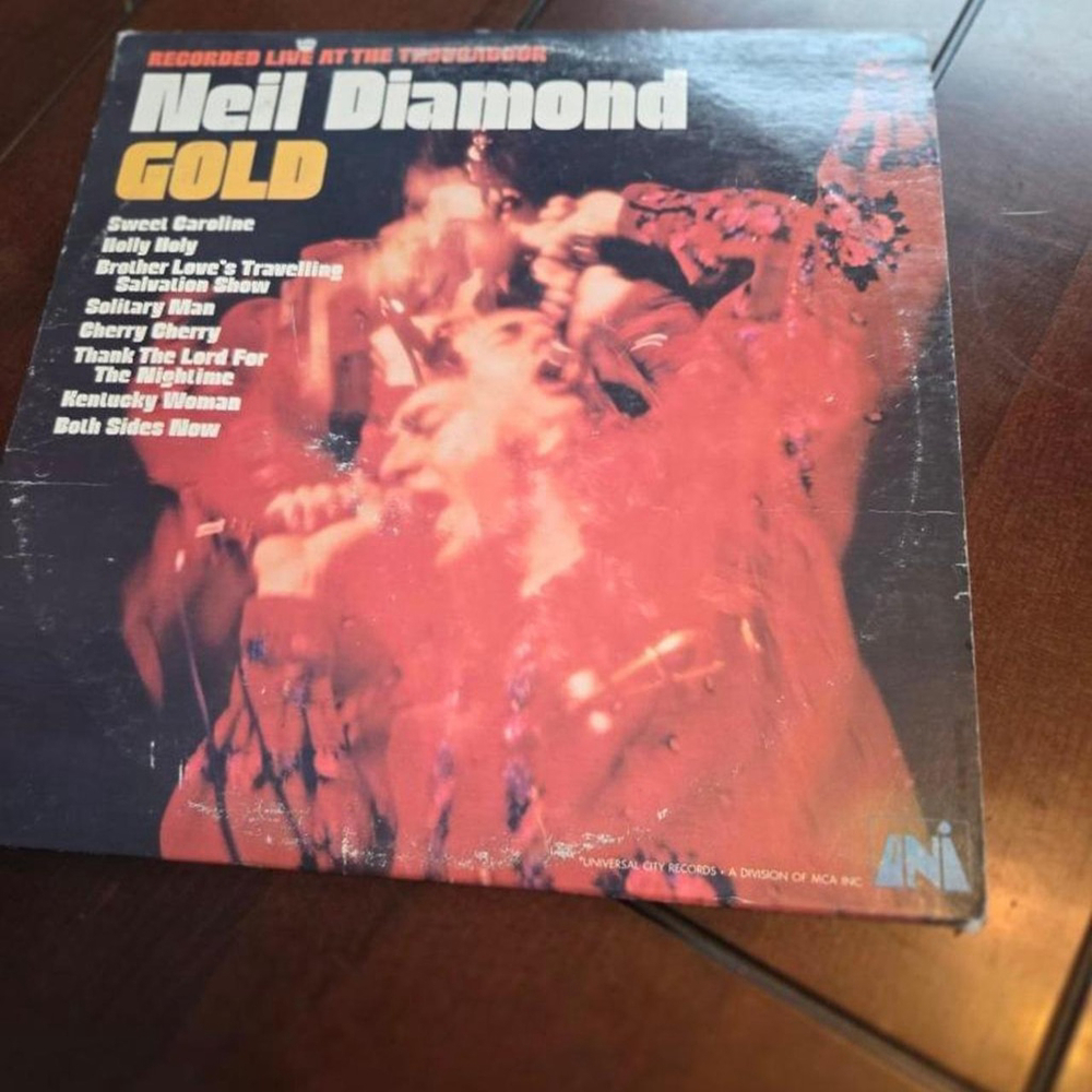 Neil Diamond "Gold" vinyl record